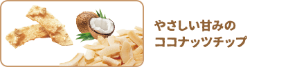 やさしい甘みのココナッツチップ